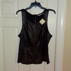 Women's black halogen top